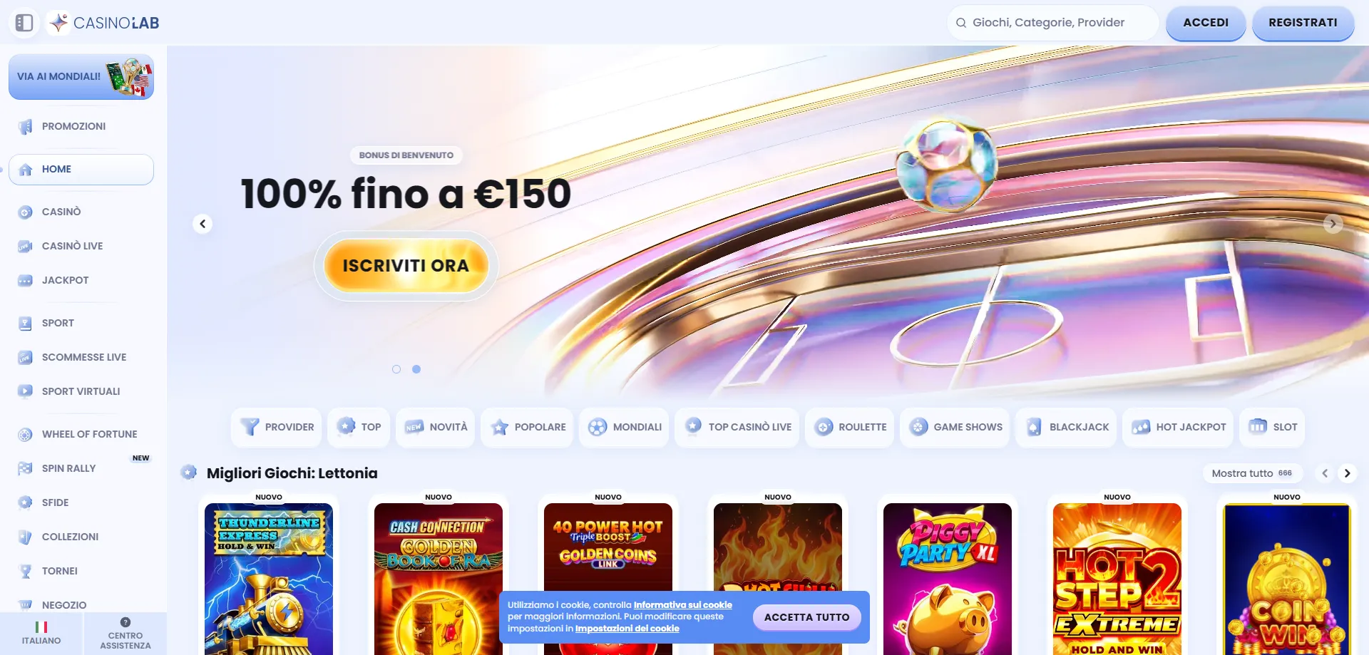 Recensione completa Casinolab Casino Italia — la piattaforma vale la pena?